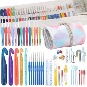 118pcs Crochet Hooks Sets